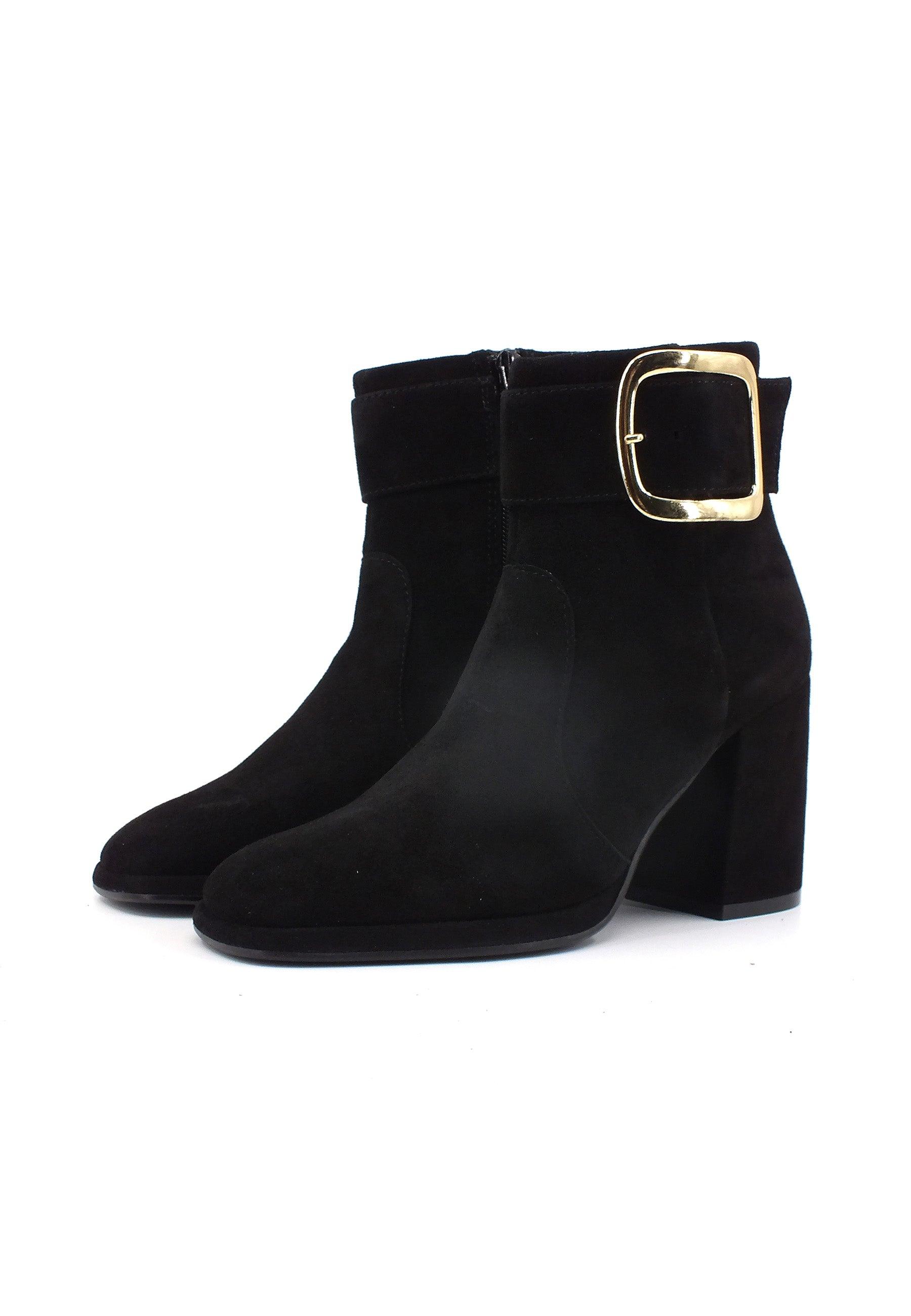 CAFENOIR Stivaletto Tronchetto Donna Nero LF5003 - Sandrini Calzature e Abbigliamento