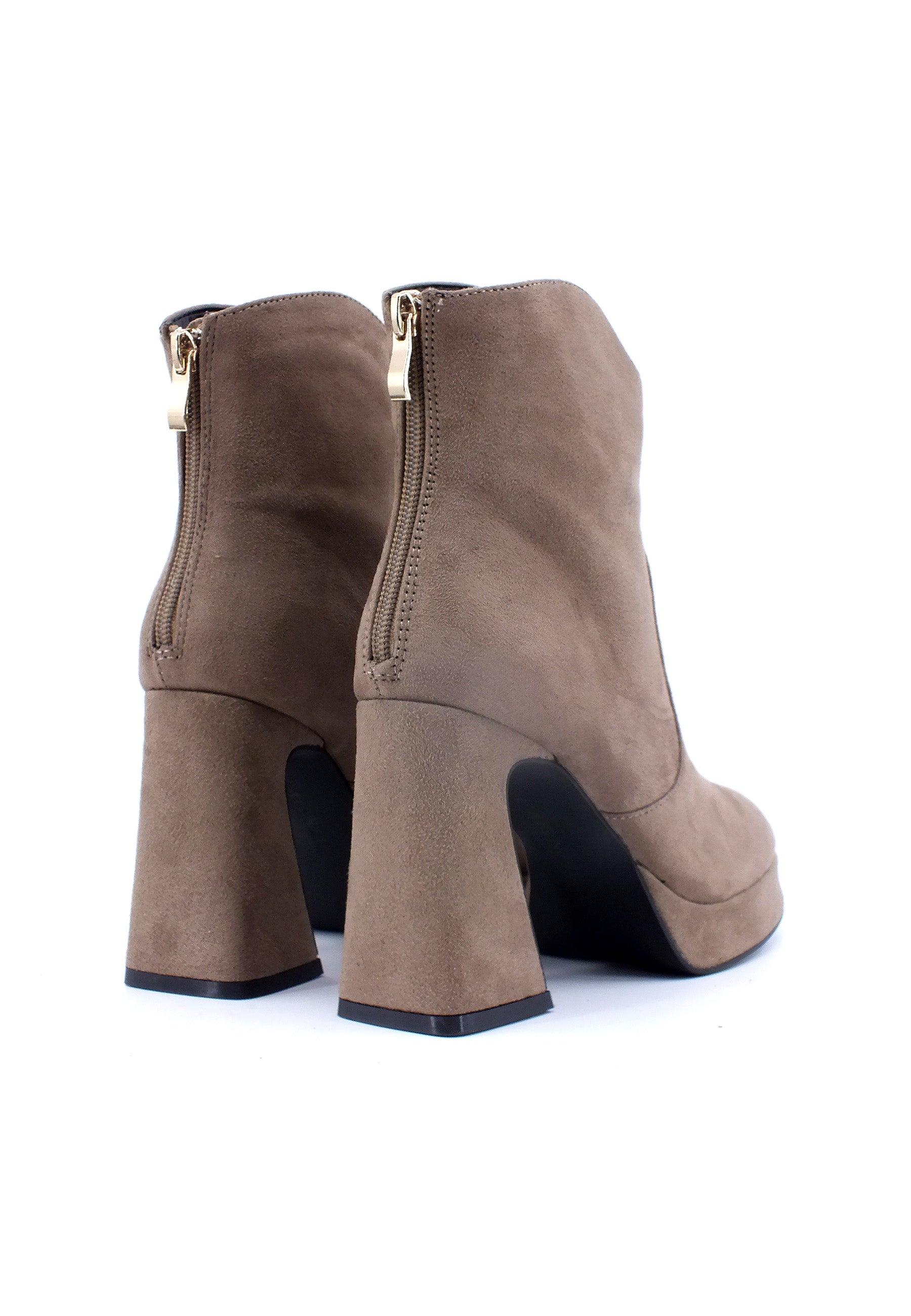 CAFENOIR Stivaletto Tronchetto Donna Taupe Marrone NC9007 - Sandrini Calzature e Abbigliamento