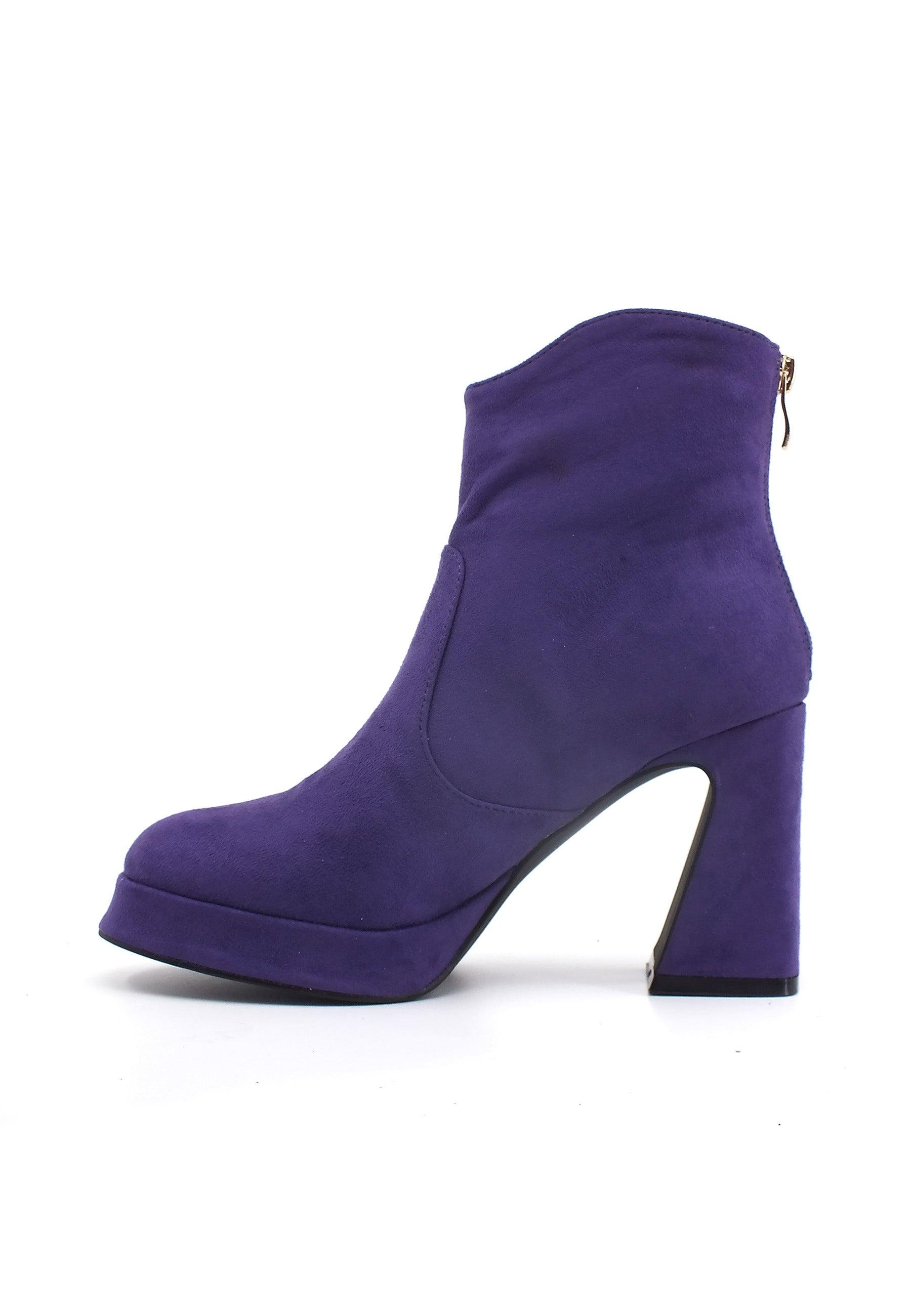 CAFENOIR Stivaletto Tronchetto Donna Viola NC9007 - Sandrini Calzature e Abbigliamento