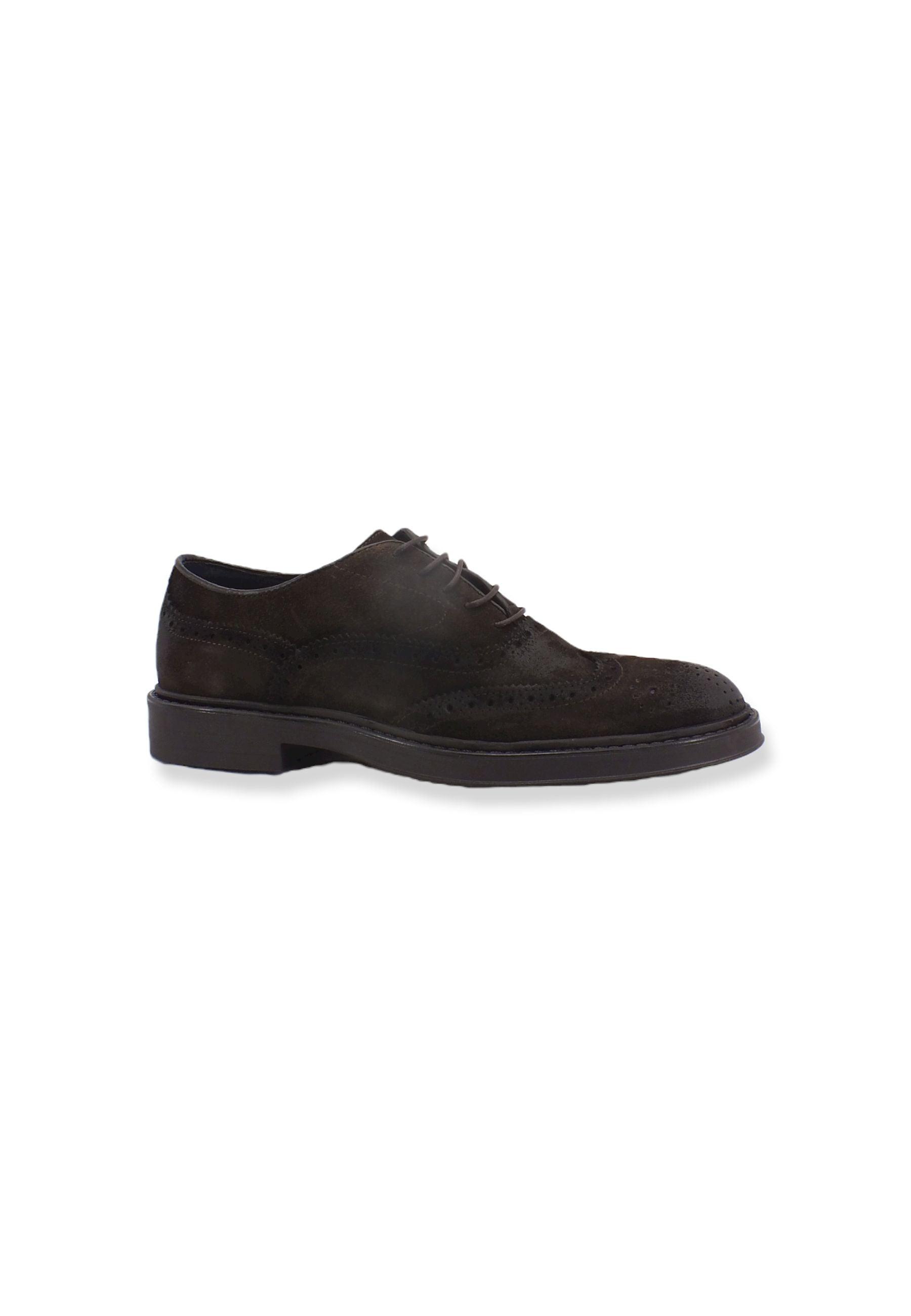 CAFENOIR Stringata Suede Uomo Moro RF6130 - Sandrini Calzature e Abbigliamento