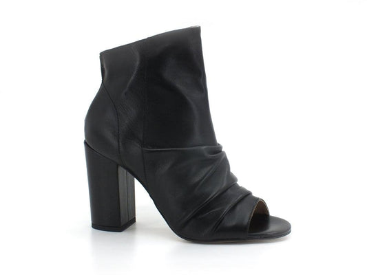 CAFENOIR Tronchetto Stivaletto Open Toe Tacco Nero EF4002 - Sandrini Calzature e Abbigliamento