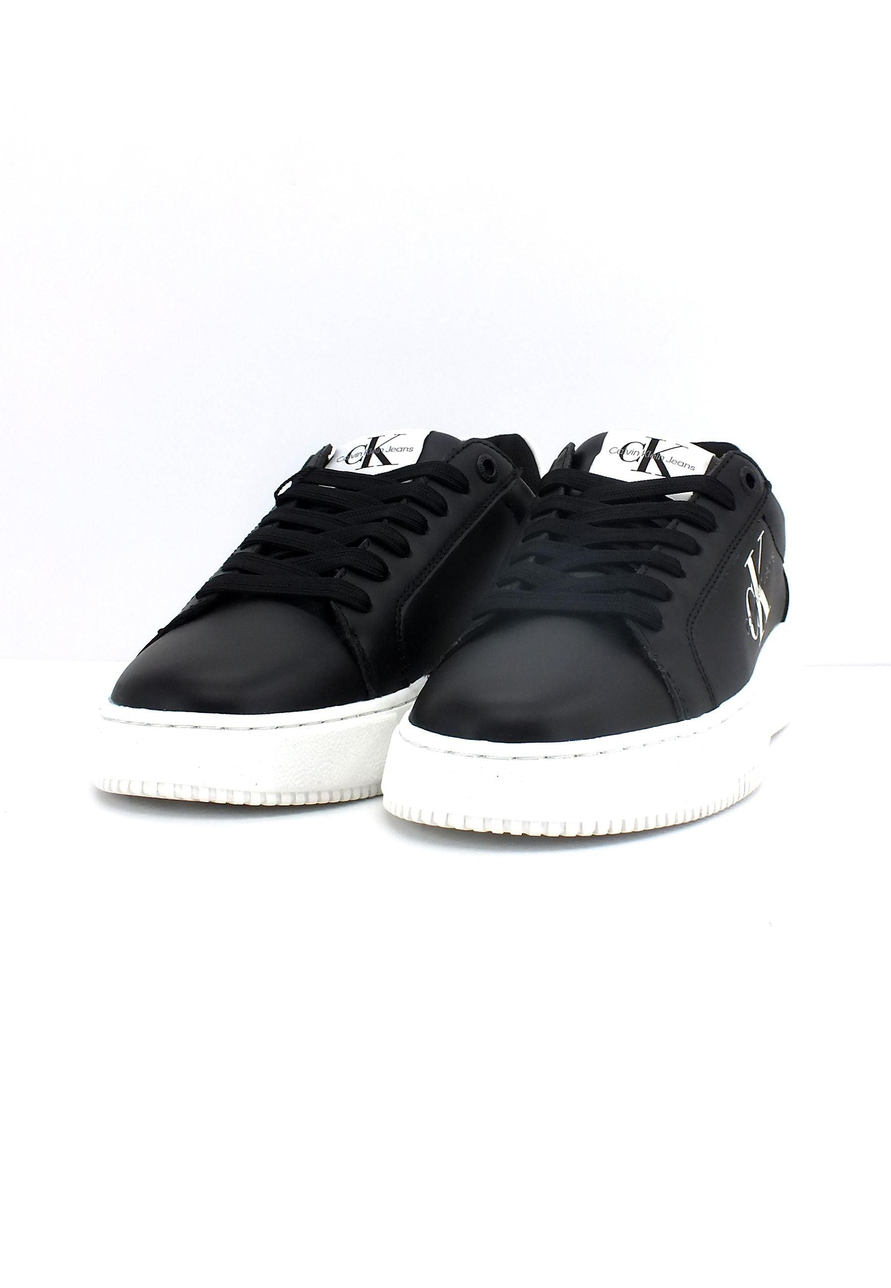CALVIN KLEIN Chuncky Cupsole Sneaker Donna Black White YW0YW00823 - Sandrini Calzature e Abbigliamento