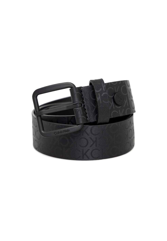 CALVIN KLEIN Cintura Uomo Monogram Black Tonal K50K509959 - Sandrini Calzature e Abbigliamento
