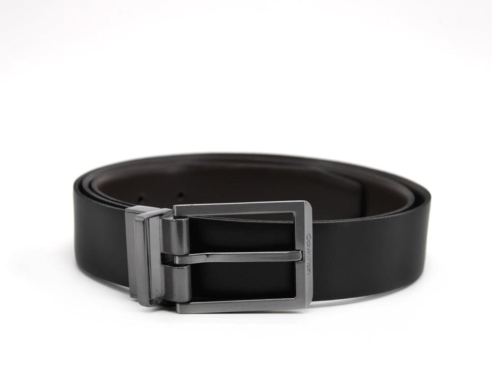 CALVIN KLEIN Cintura Uomo Reversibile Black Brown K50K505454 - Sandrini Calzature e Abbigliamento