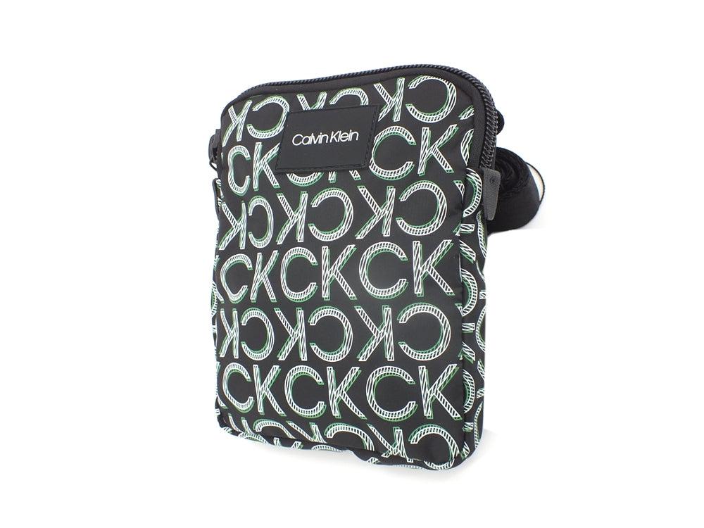 CALVIN KLEIN CK Code Flatpack Tracolla Grey White Black K50K508150 - Sandrini Calzature e Abbigliamento