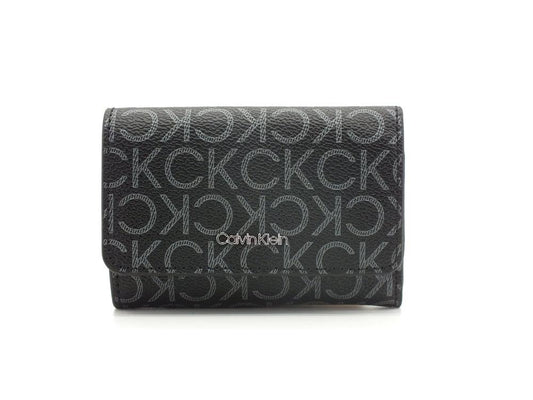 CALVIN KLEIN CK Must Trifold Portafoglio Black K60K607251 - Sandrini Calzature e Abbigliamento