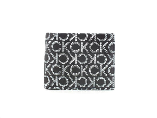 CALVIN KLEIN CK Neon Bifold 5cc Portafoglio Black White K50K508021 - Sandrini Calzature e Abbigliamento