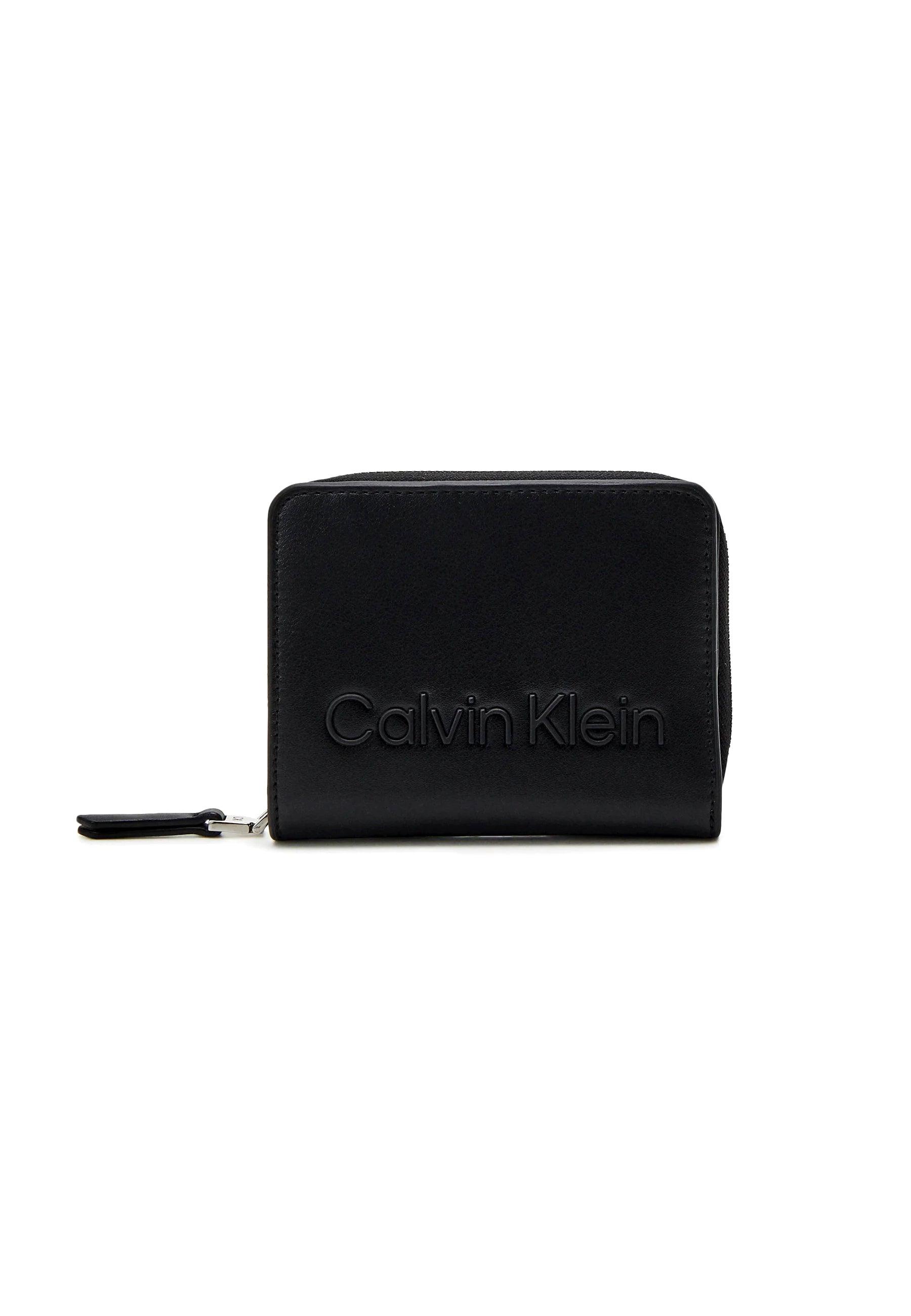 CALVIN KLEIN Ck Set Mid Portafoglio Donna Black K60K610264 - Sandrini Calzature e Abbigliamento