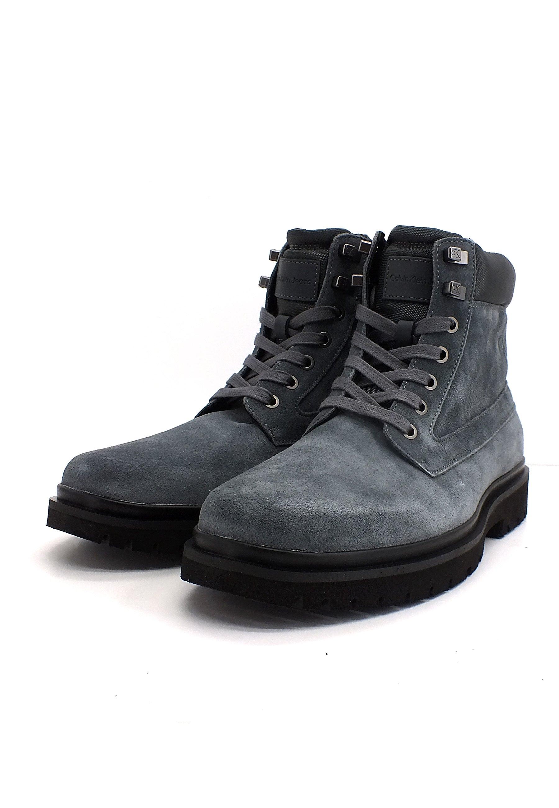 CALVIN KLEIN Hike Boot Stivaletto Uomo Industrial Grey YM0YM00270 - Sandrini Calzature e Abbigliamento
