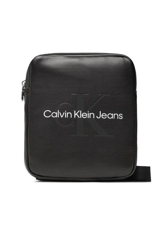 CALVIN KLEIN Monogram Soft Reporter 18 Borsello Tracolla Uomo Black K50K510108 - Sandrini Calzature e Abbigliamento