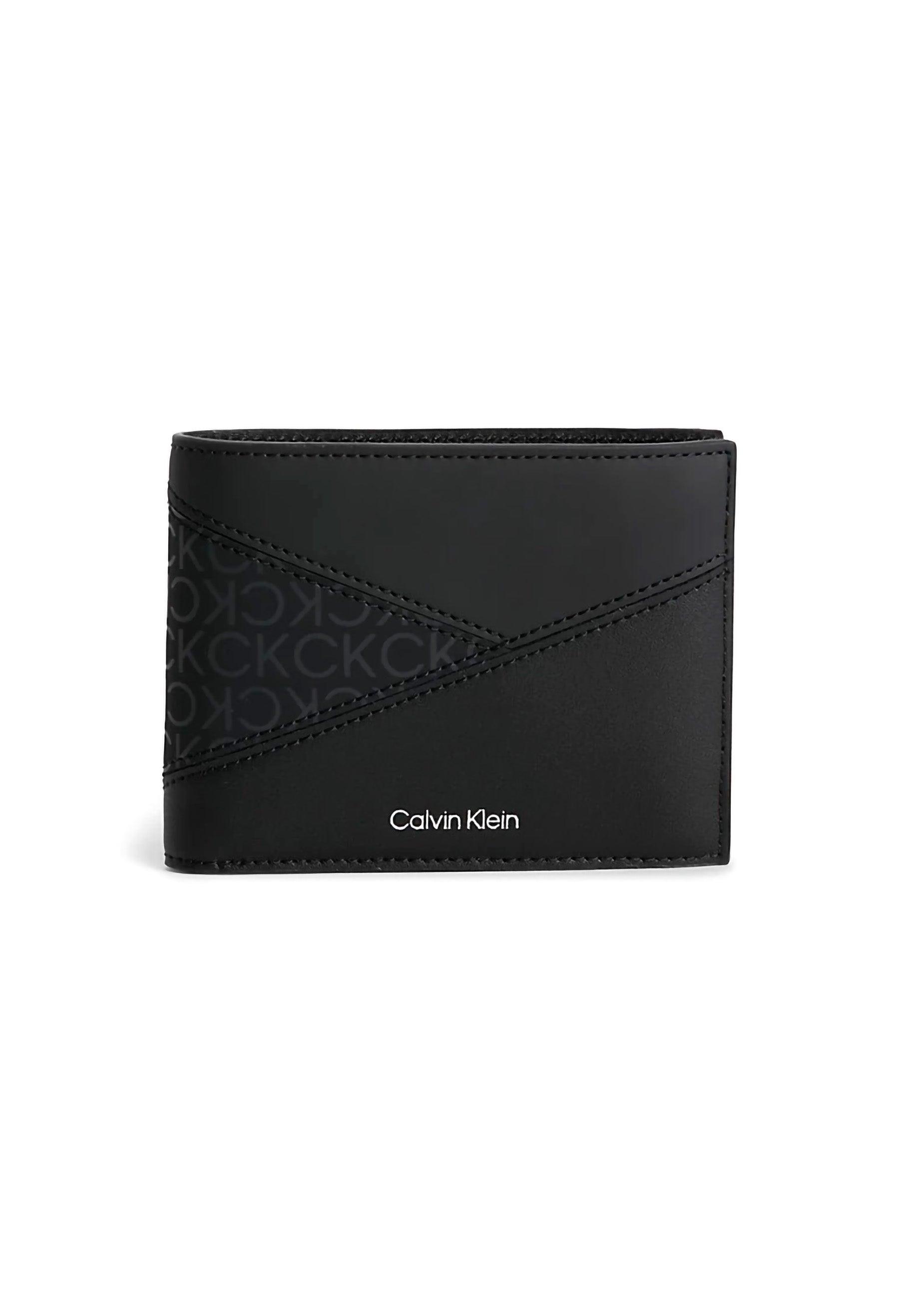 Scopri CALVIN KLEIN Portafoglio Trifold Uomo Black K50K510490 al