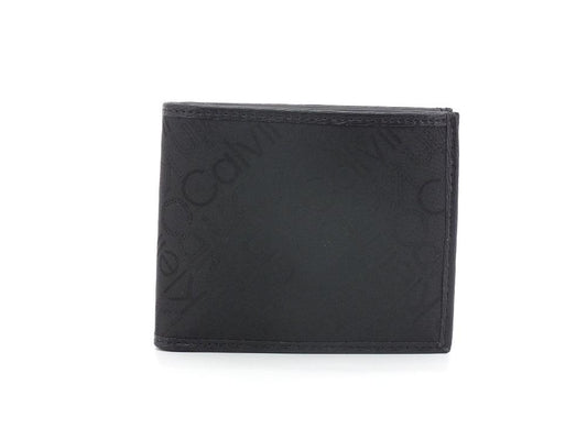 CALVINI KLEIN CK Code Bifold 5cc Portafoglio Black Jacquard K50K507945 - Sandrini Calzature e Abbigliamento