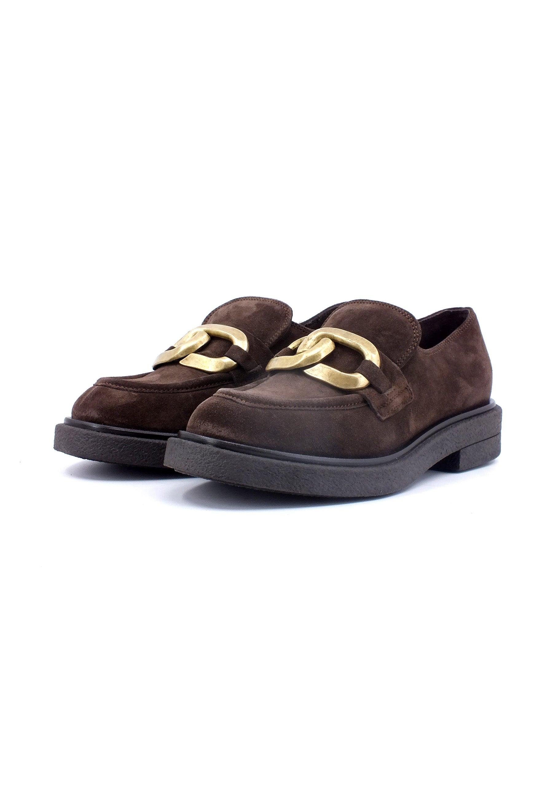 CARMENS Brook Chain Mocassino Donna Moka 52294 - Sandrini Calzature e Abbigliamento
