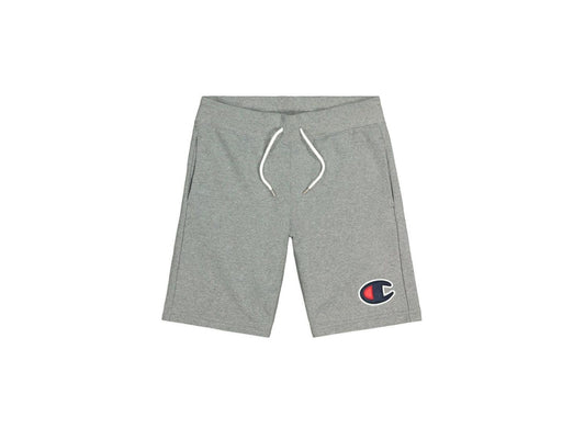 CHAMPION Bermuda Cotone Logo Uomo Grigio 214192 - Sandrini Calzature e Abbigliamento