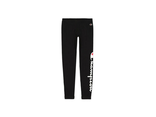 CHAMPION Leggings Logo Donna Nero Black 112857 - Sandrini Calzature e Abbigliamento