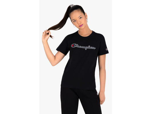 CHAMPION T-Shirt Logo Nero 114472 - Sandrini Calzature e Abbigliamento