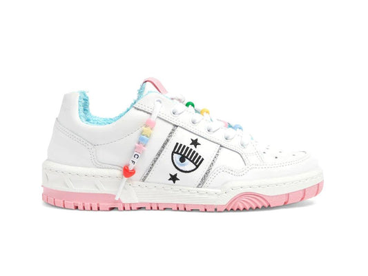 CHIARA FERRAGNI CF-1 Sneaker Donna Logo Eyelike White CF2905-009 - Sandrini Calzature e Abbigliamento