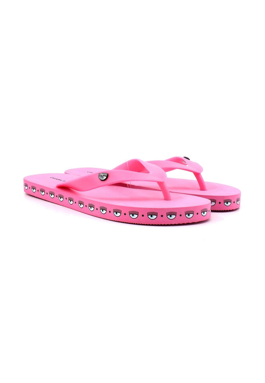 CHIARA FERRAGNI Ciabatta Infradito Donna Pink CF2813-012 - Sandrini Calzature e Abbigliamento