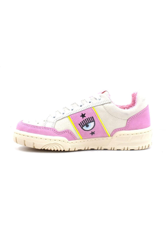 CHIARA FERRAGNI Sneaker Low Donna Light Grey Pink CF3106-236 - Sandrini Calzature e Abbigliamento