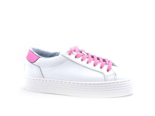 CHIARA FERRAGNI Sneaker Platform Retro Star White Pink CF2917-072 - Sandrini Calzature e Abbigliamento