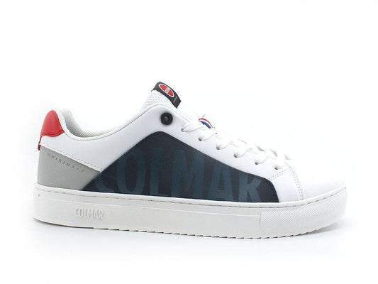 COLMAR Bradbury Chromatic Block 013 Sneaker Navy White Red - Sandrini Calzature e Abbigliamento