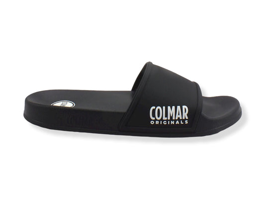 COLMAR Ciabatta Uomo Rubber Fascia Black SLIPPER PLAIN 131 - Sandrini Calzature e Abbigliamento