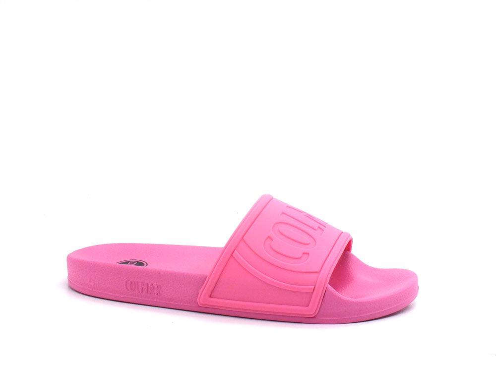 COLMAR Slipper Logo Ciabatta Gomma Pink Rosa SLIPPERLOGO143 - Sandrini Calzature e Abbigliamento