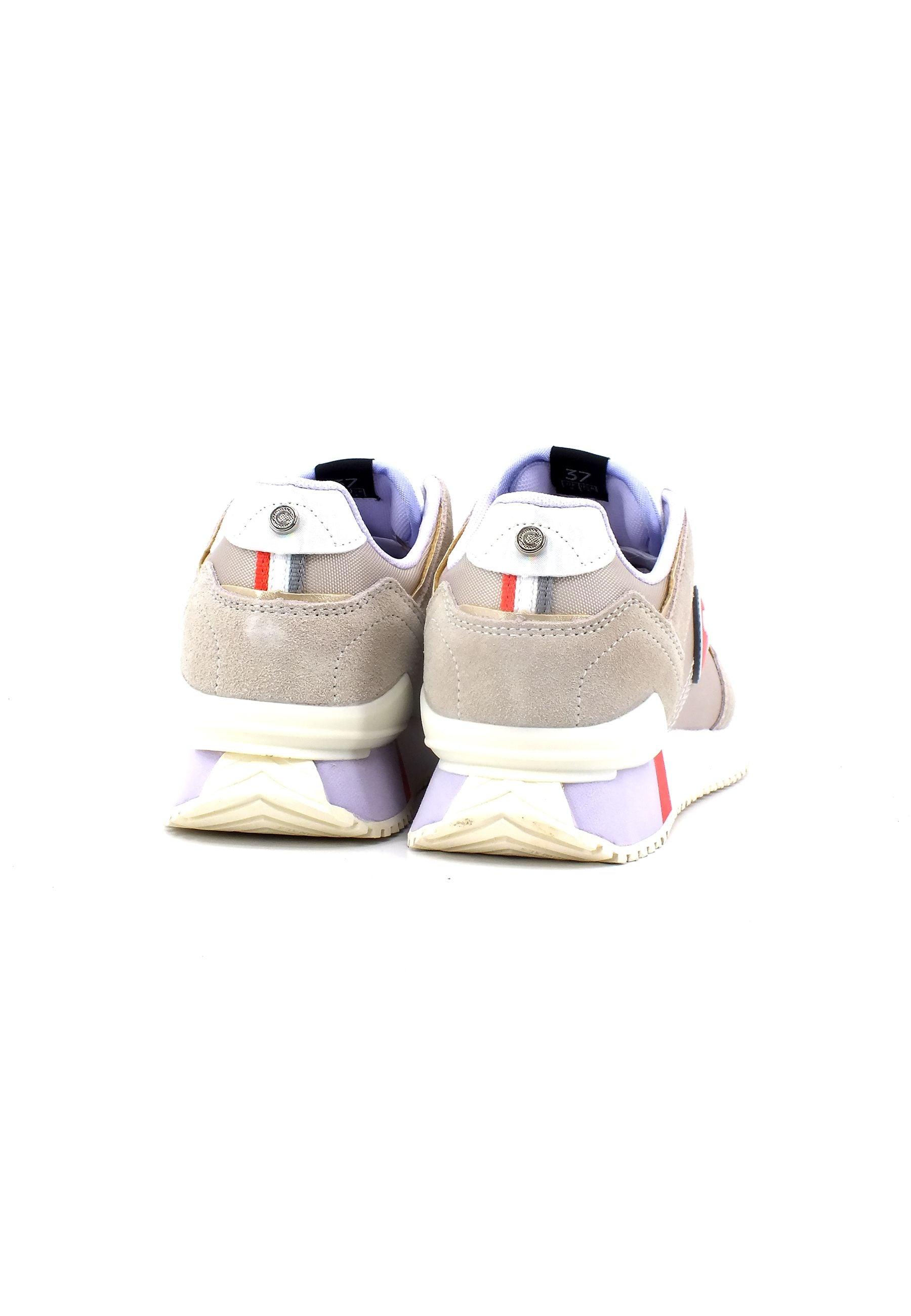 COLMAR Sneaker Donna Beige Lilac Coral TRAVIS PLUS COLORS - Sandrini Calzature e Abbigliamento