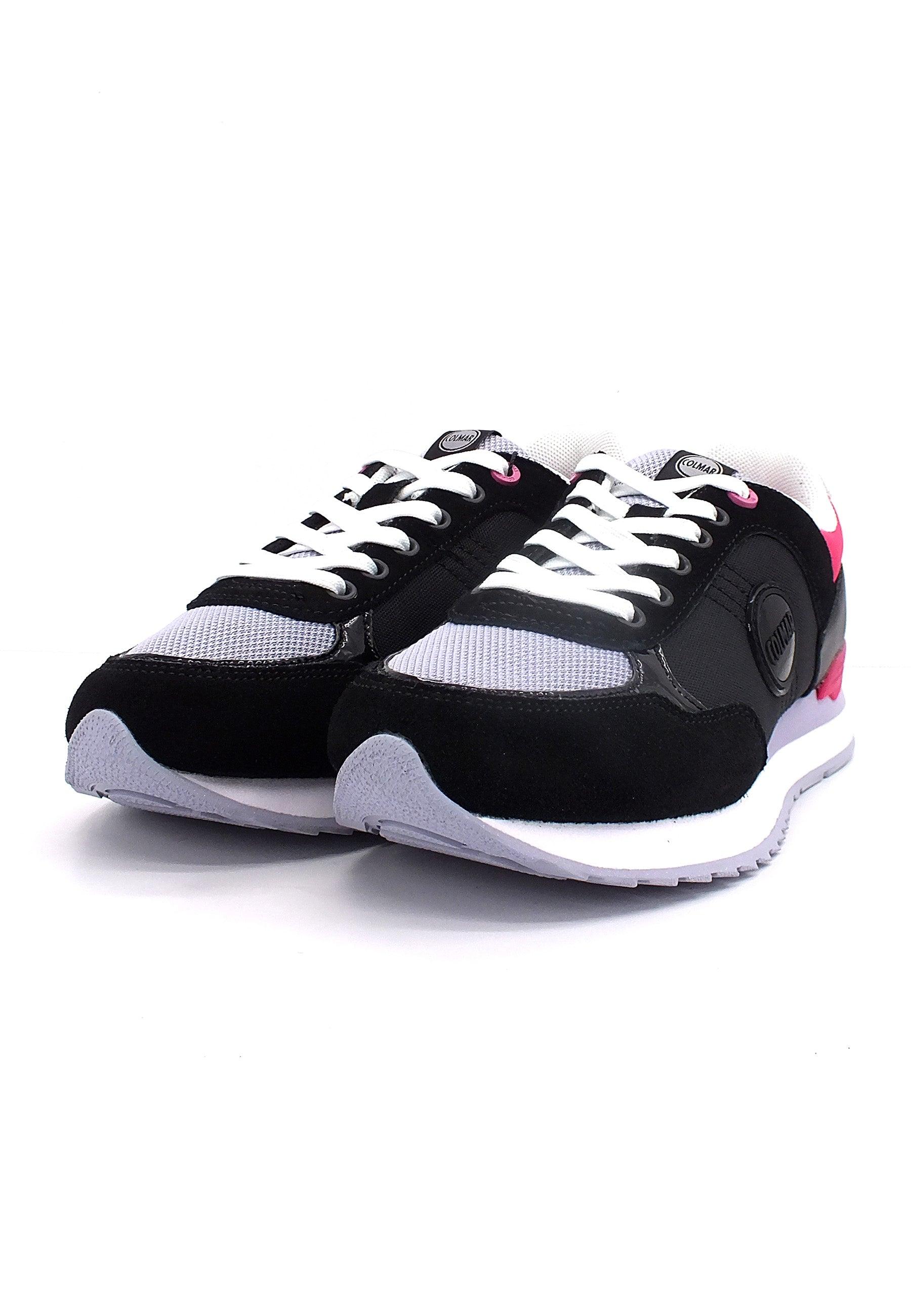 COLMAR Sneaker Donna Black Lilac Gray Fuchsia TRAVIS MELLOW - Sandrini Calzature e Abbigliamento