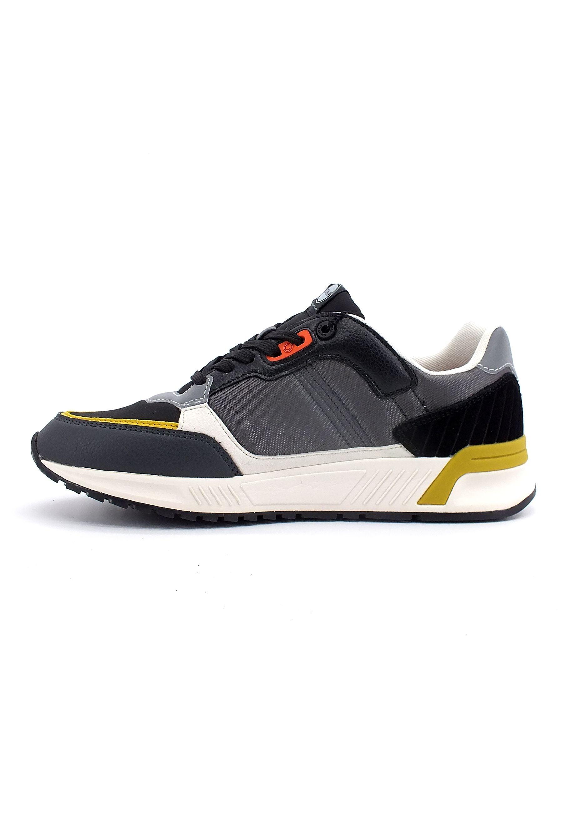COLMAR Sneaker Uomo Dark Grey Black Ochre DALTON BACKWORD - Sandrini Calzature e Abbigliamento