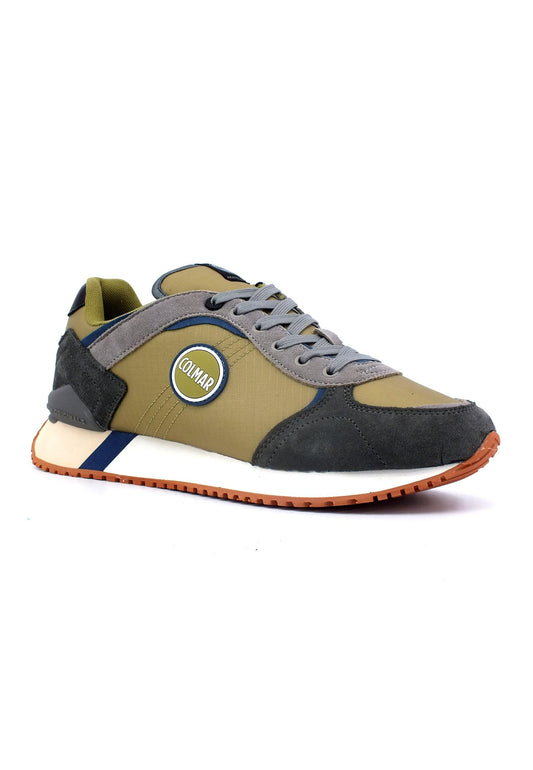 COLMAR Sneaker Uomo Green Grey Navy TRAVIS-PLUS-SHADES - Sandrini Calzature e Abbigliamento