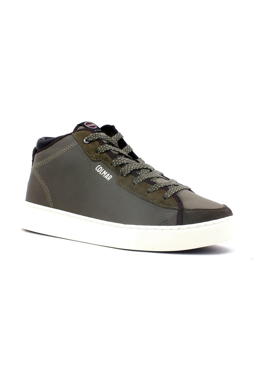 COLMAR Sneaker Uomo Military Green Warm Grey BATES-MID-SELECT - Sandrini Calzature e Abbigliamento