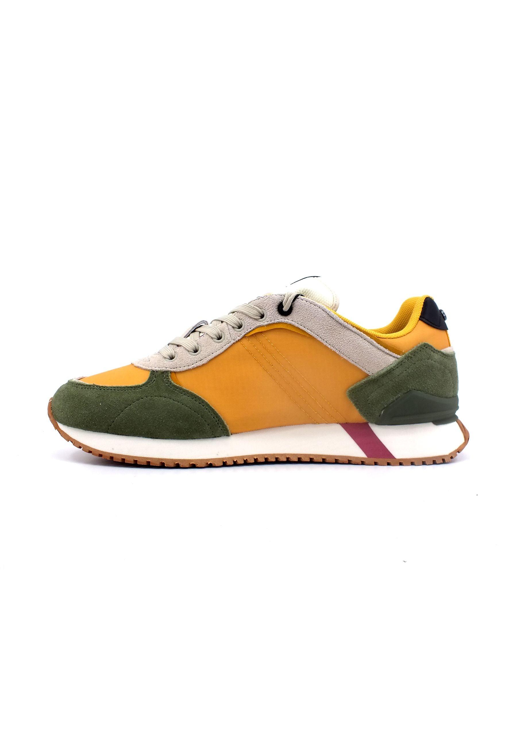 COLMAR Sneaker Uomo Ochre Green Beige TRAVIS PLUS SHADES - Sandrini Calzature e Abbigliamento