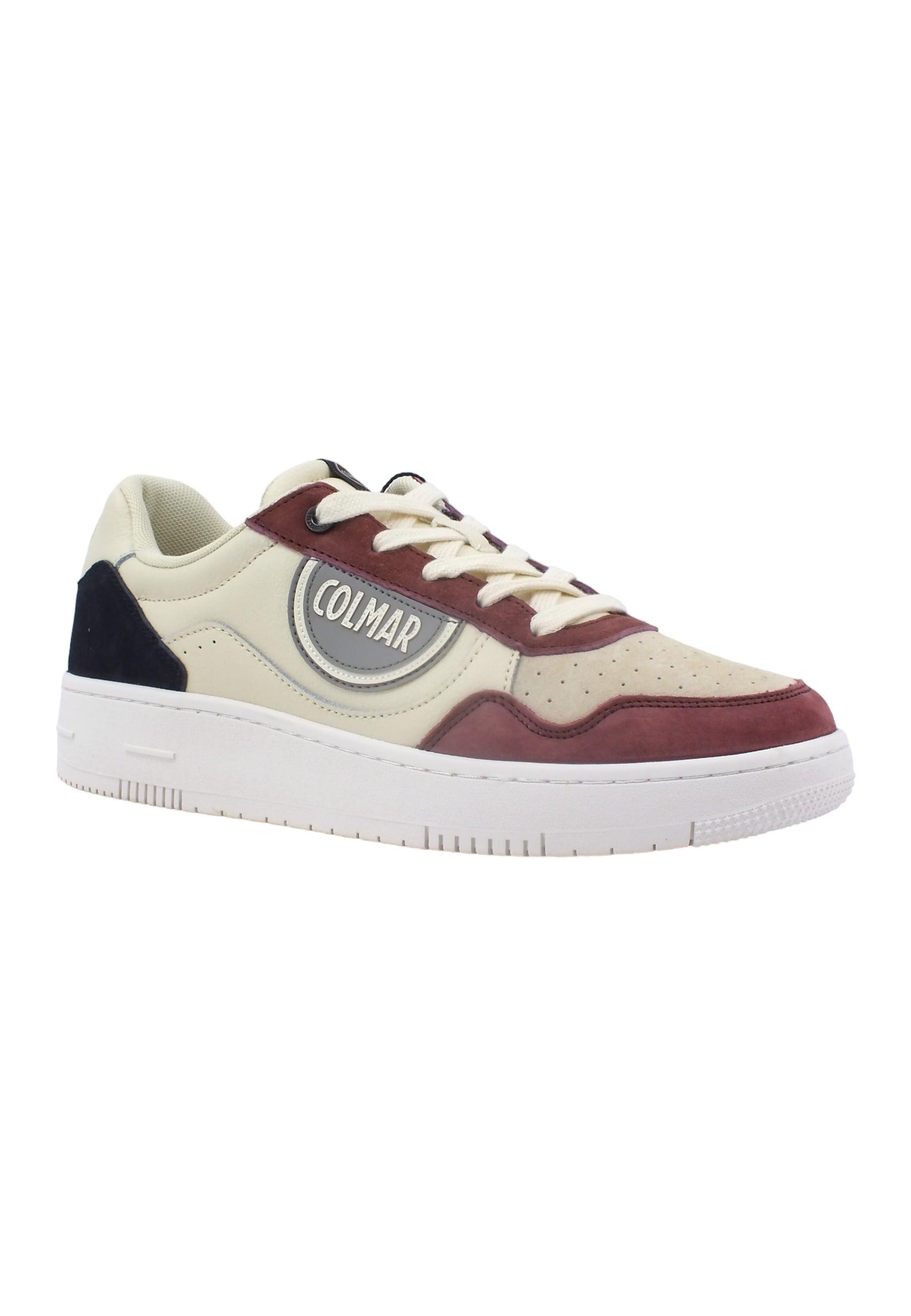COLMAR Sneaker Uomo White Navy Burgundy AUSTIN-CHOICE 047 - Sandrini Calzature e Abbigliamento