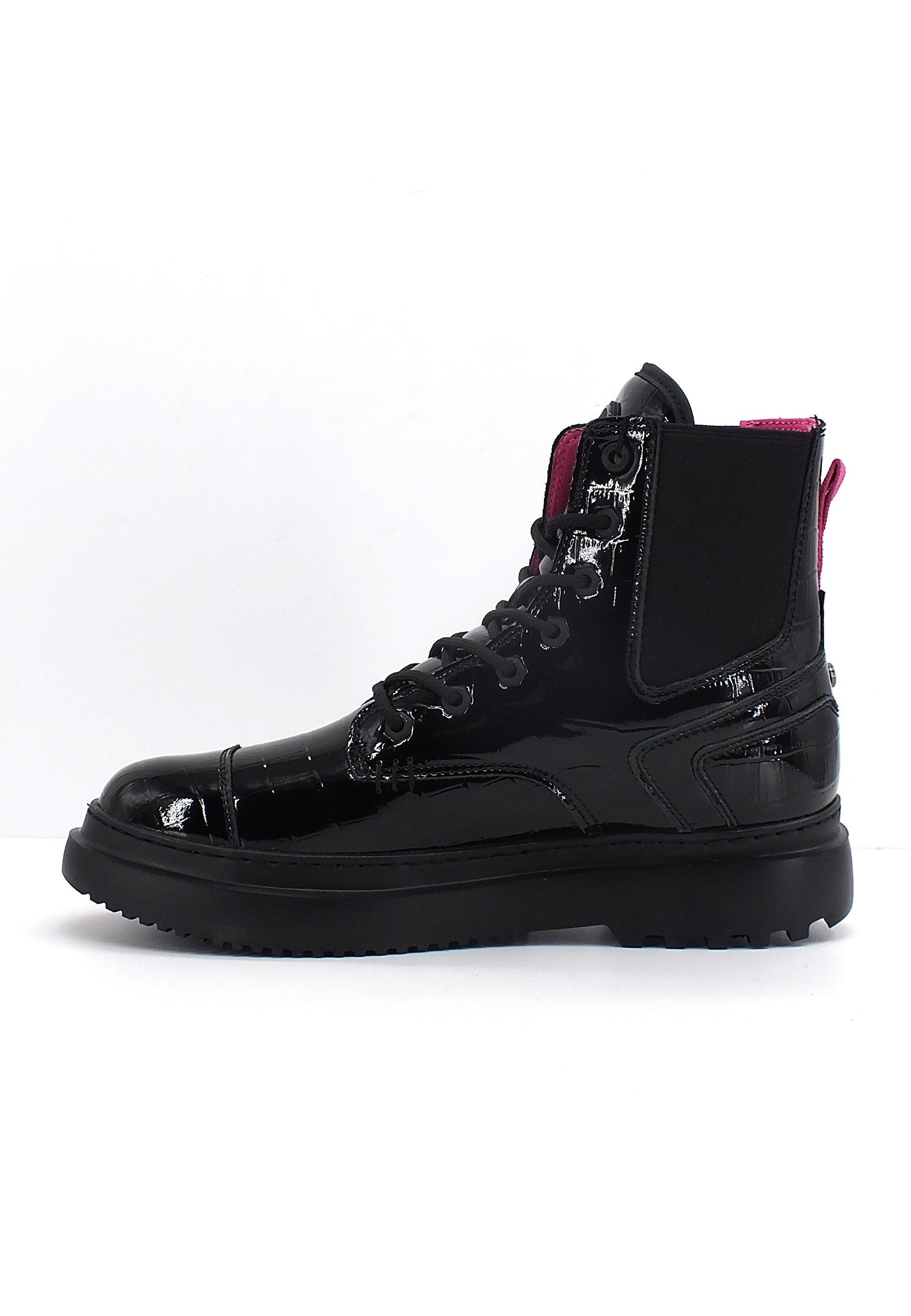 COLMAR Stivaletto Anfibio Donna Black CONNOR COCCO - Sandrini Calzature e Abbigliamento