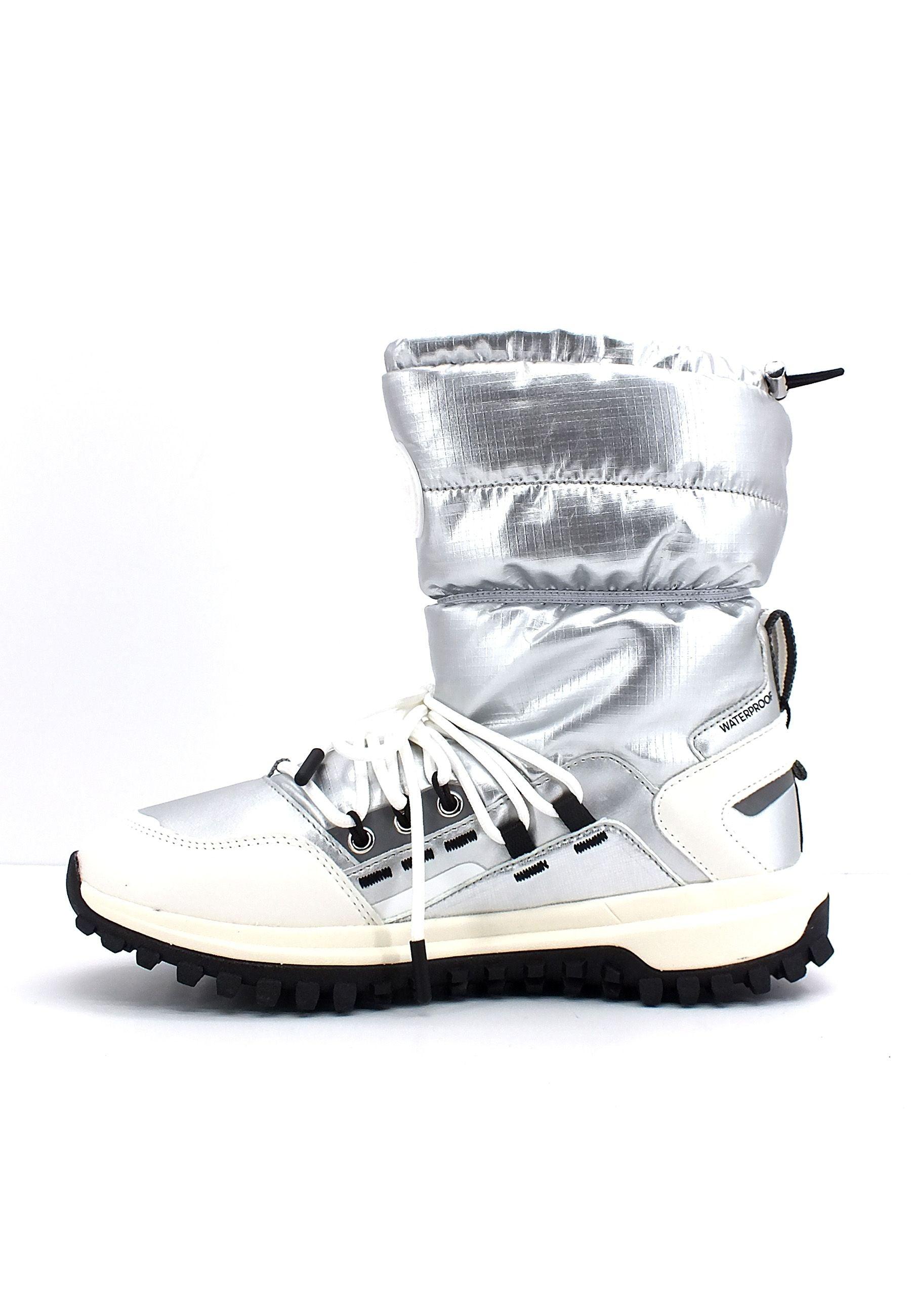 COLMAR Stivaletto Donna Metallic Silver White WARMER FREEZE - Sandrini Calzature e Abbigliamento