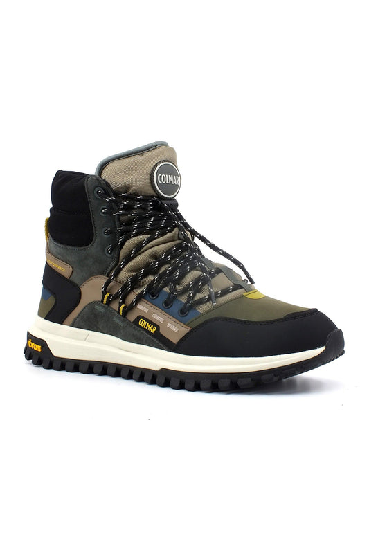 COLMAR Stivaletto Trekking Uomo Verde Kaki Multicolor PEAKER-TREK - Sandrini Calzature e Abbigliamento