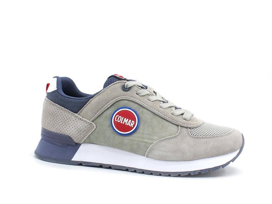 COLMAR Travis Colors Sneaker Running Bicolor Grey Dust Blue TRAVISCOLORS002 - Sandrini Calzature e Abbigliamento