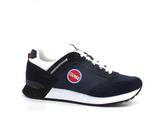 COLMAR Travis Sport Bold Sneaker Suede Blu Indigo TRAVISSPORTBOLD024 - Sandrini Calzature e Abbigliamento