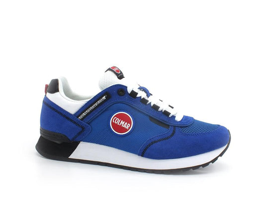 COLMAR Travis Sport Bold Sneaker Suede Royal Blue TRAVISSPORTBOLD026 - Sandrini Calzature e Abbigliamento