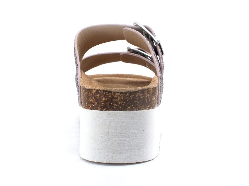 COLORS OF CALIFORNA Ciabatta Platform Glitter Viola Lilla - Sandrini Calzature e Abbigliamento
