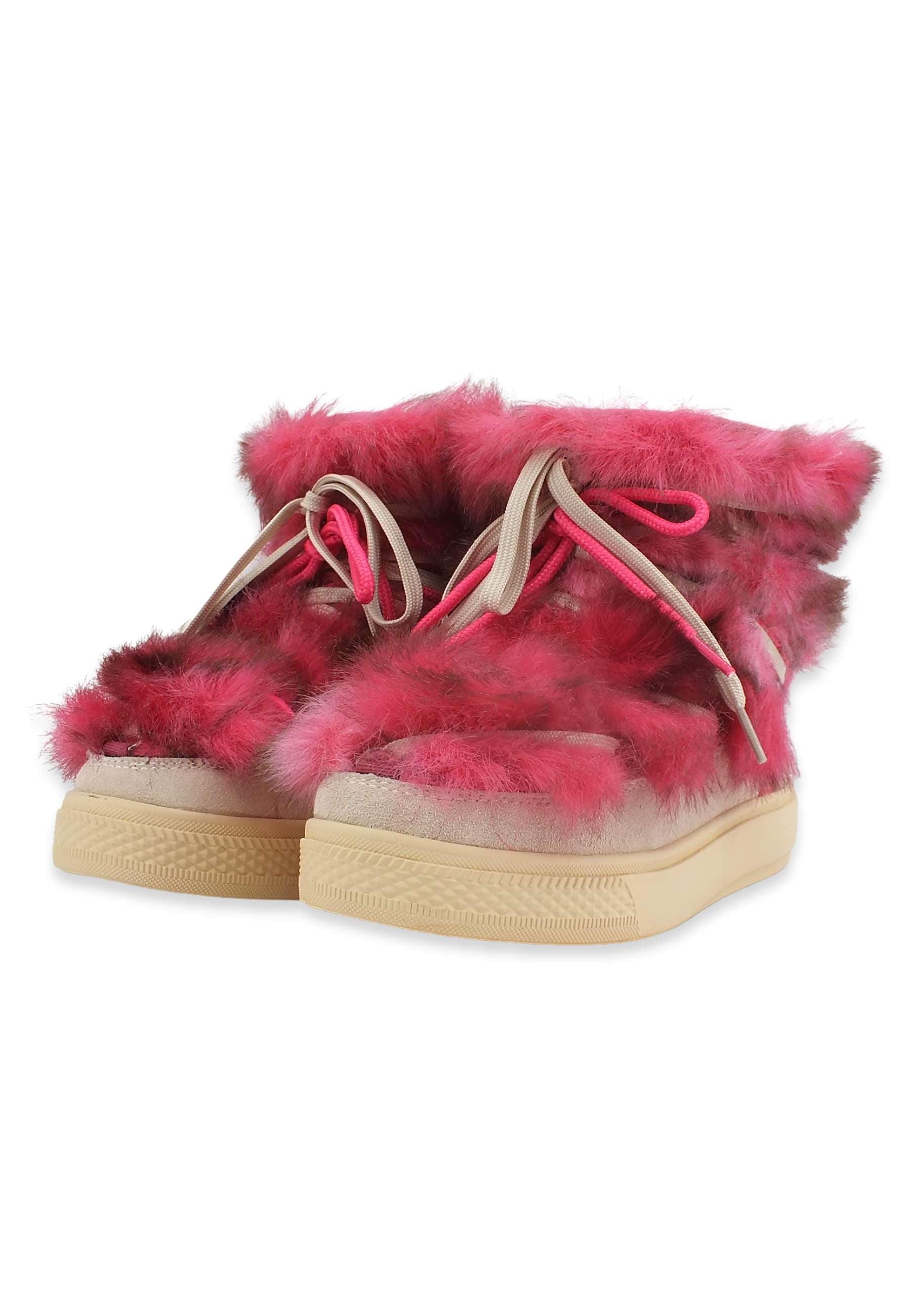 COLORS OF CALIFORNIA Boot Snow Stivaletto Pelo Donna Rosa Fuxia HC.YSNOW020 - Sandrini Calzature e Abbigliamento