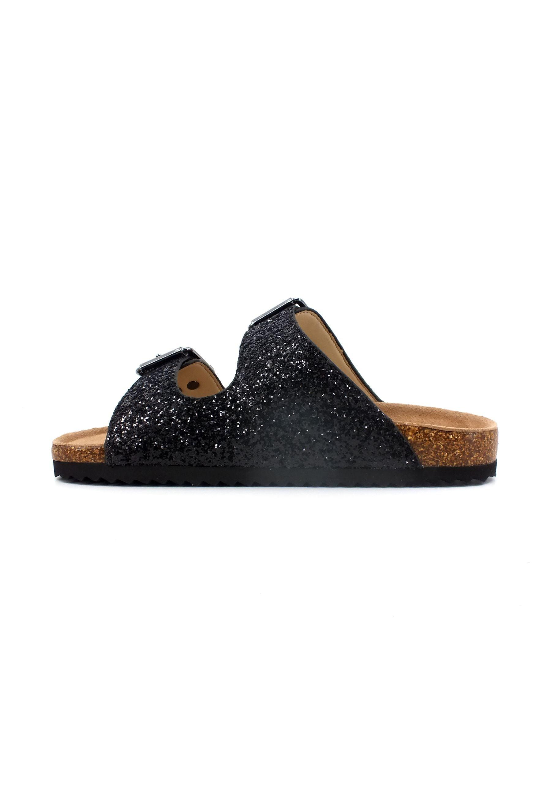 COLORS OF CALIFORNIA Ciabatta Donna Glitter Black HC.BIO035 - Sandrini Calzature e Abbigliamento
