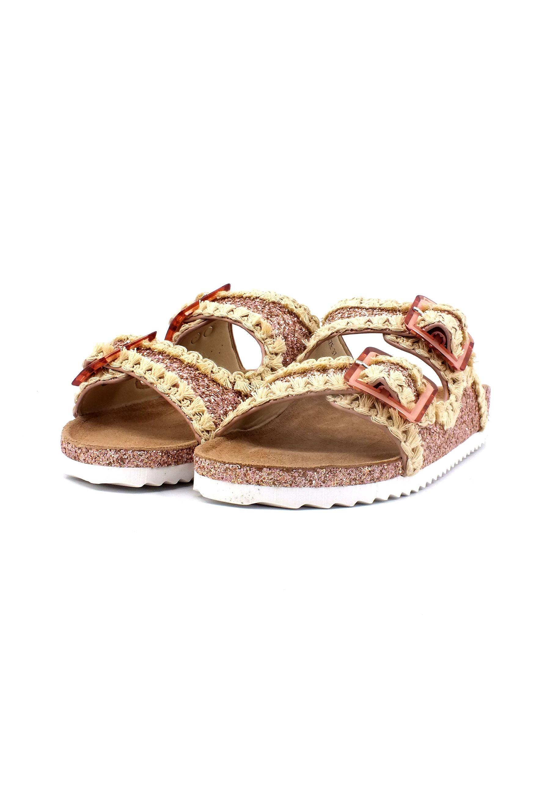 COLORS OF CALIFORNIA Ciabatta Donna Glitter Light Pink HC.BIO079 - Sandrini Calzature e Abbigliamento