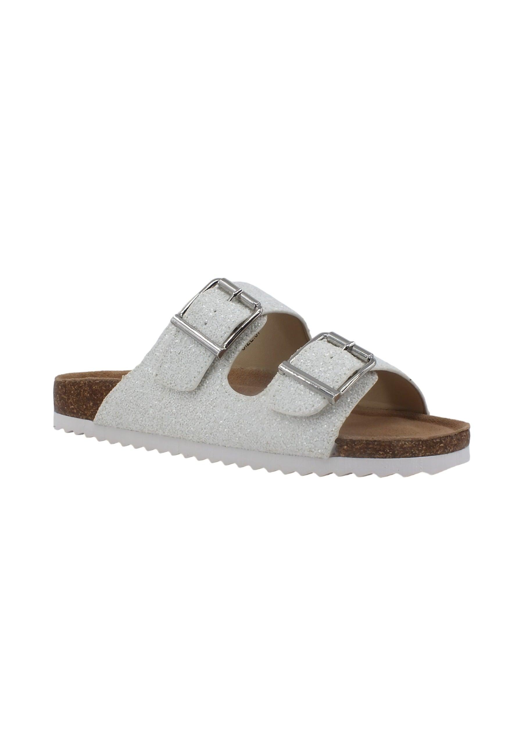 COLORS OF CALIFORNIA Ciabatta Donna Glitter White HC.BIO035 - Sandrini Calzature e Abbigliamento