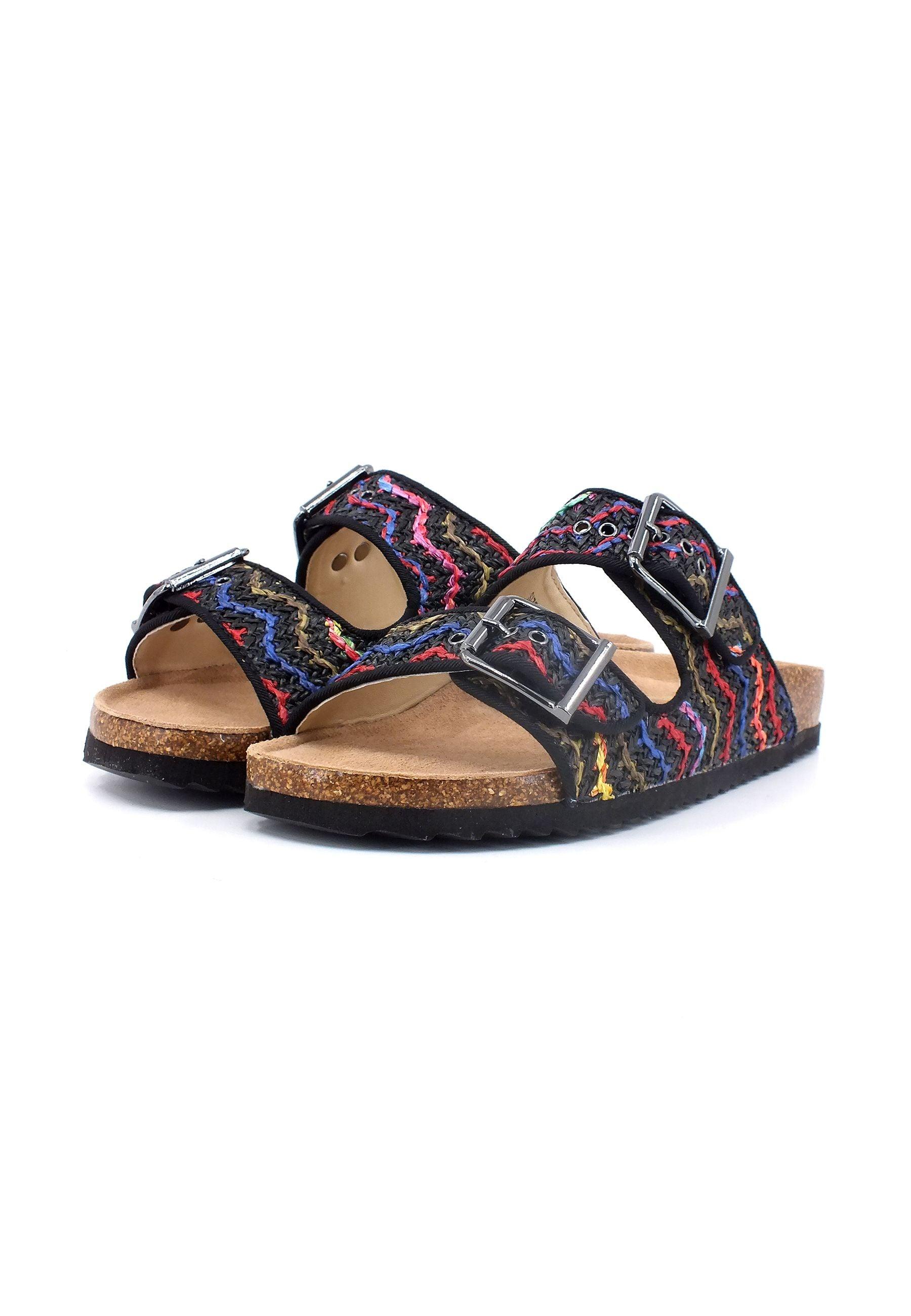 COLORS OF CALIFORNIA Ciabatta Donna Multicolor Black HC.BIO308 - Sandrini Calzature e Abbigliamento