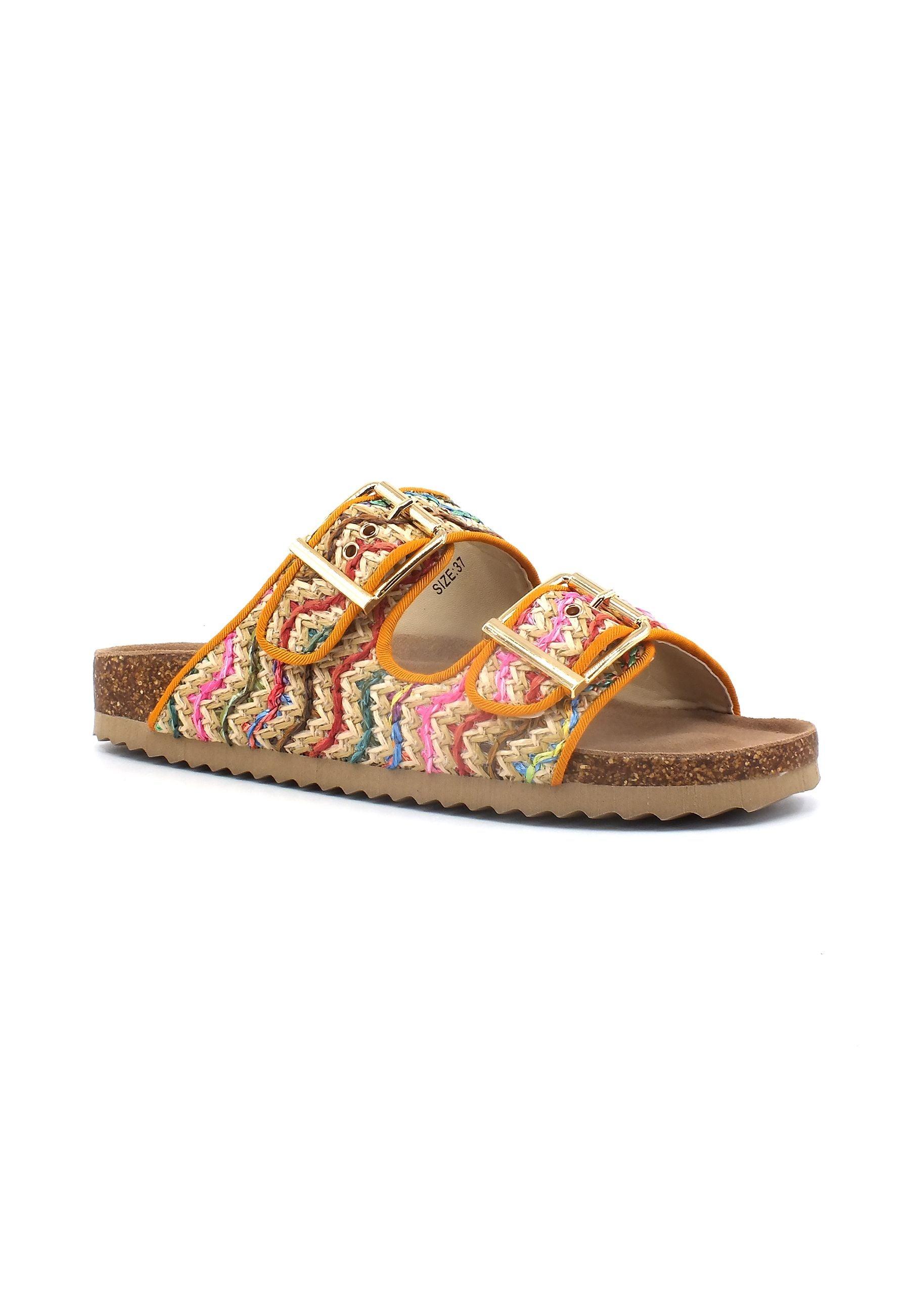 COLORS OF CALIFORNIA Ciabatta Donna Multicolor Natural HC.BIO308 - Sandrini Calzature e Abbigliamento