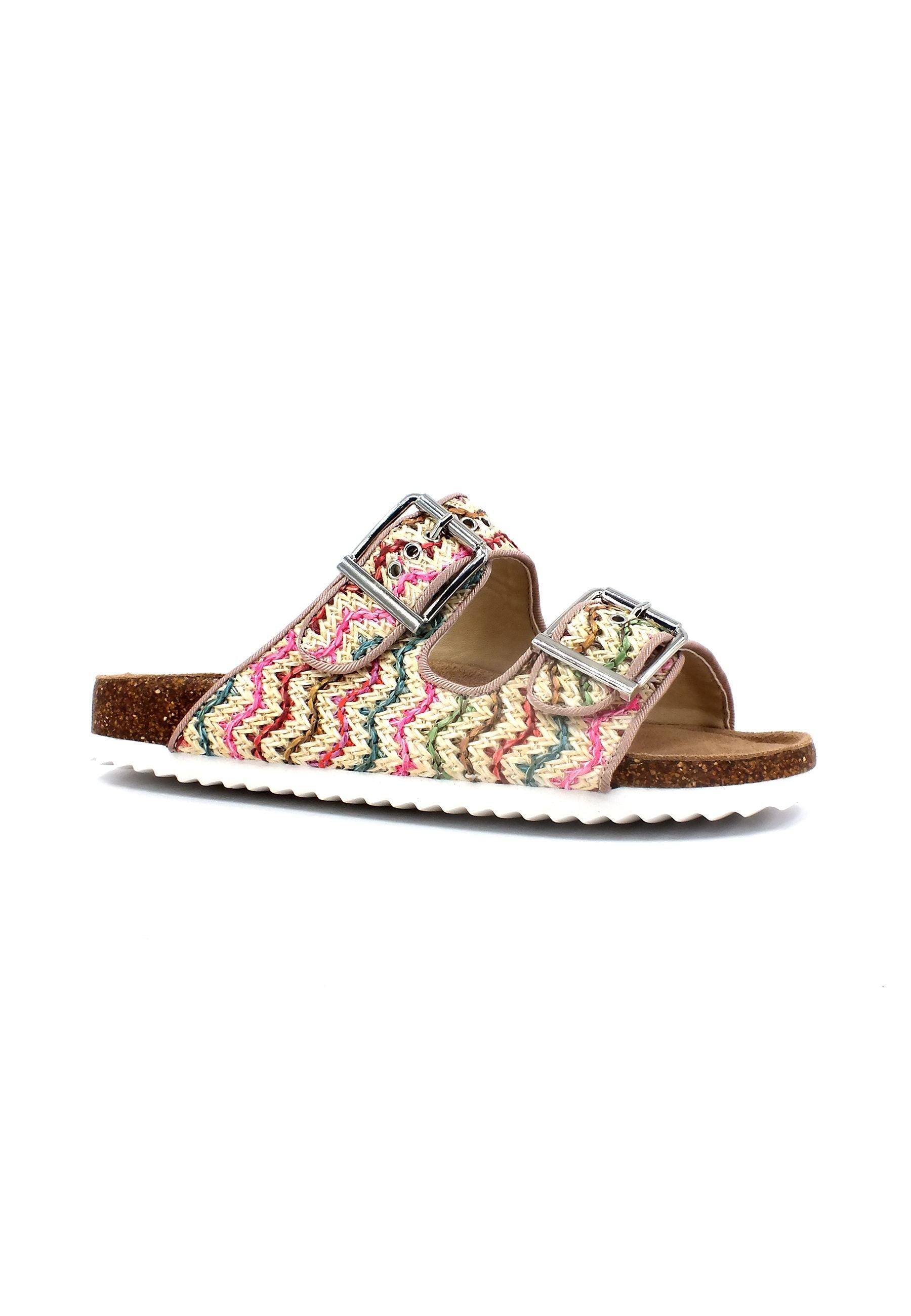 COLORS OF CALIFORNIA Ciabatta Donna Multicolor White HC.BIO308 - Sandrini Calzature e Abbigliamento