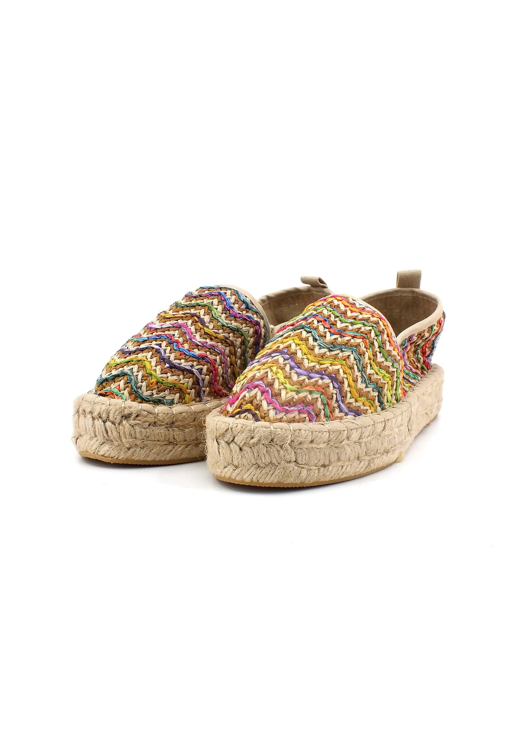 COLORS OF CALIFORNIA Espadrillas Donna Natural Fantasia HC.ESPA07 - Sandrini Calzature e Abbigliamento