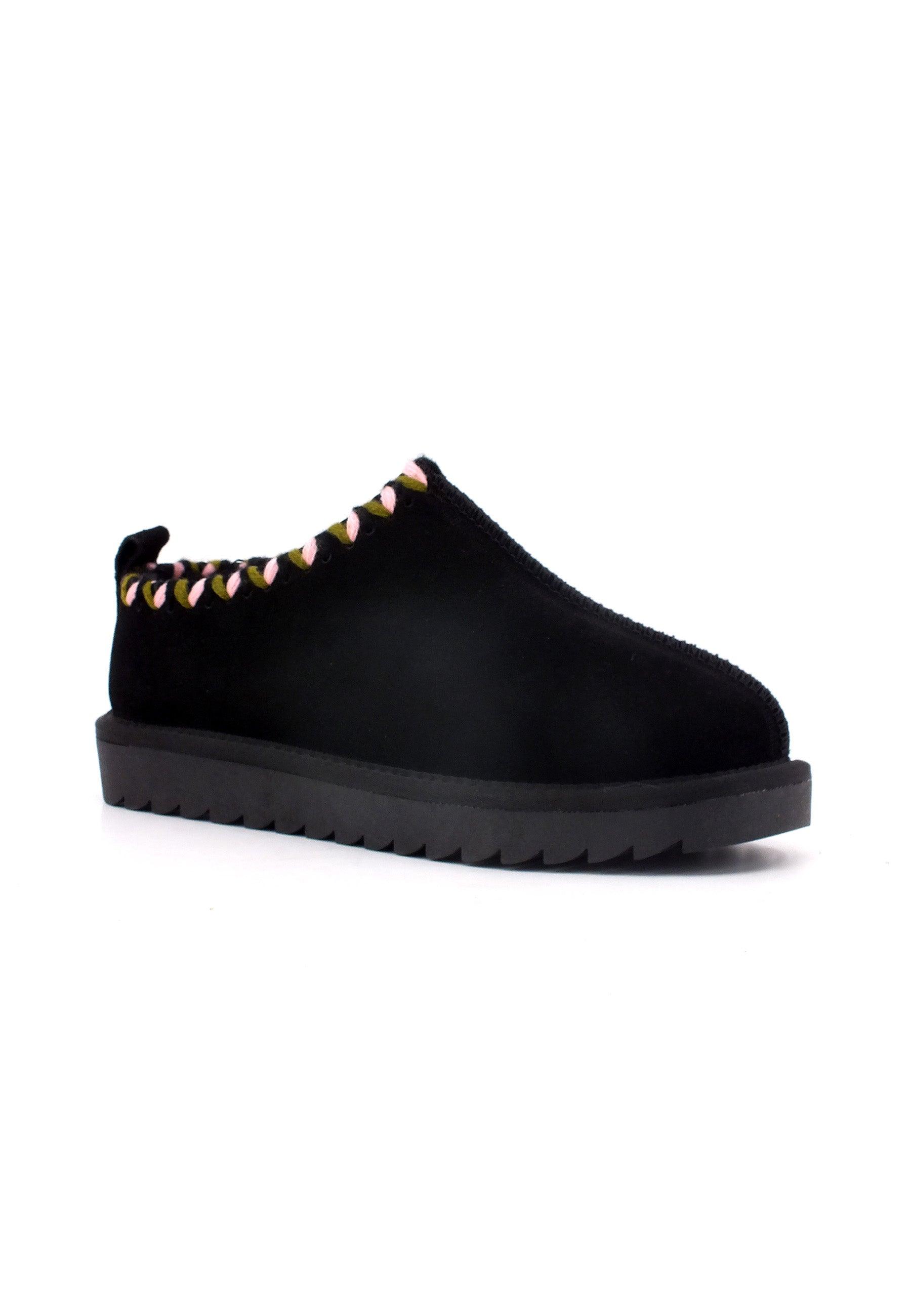 COLORS OF CALIFORNIA Sabot Pelo Donna Black HC.YW241 - Sandrini Calzature e Abbigliamento